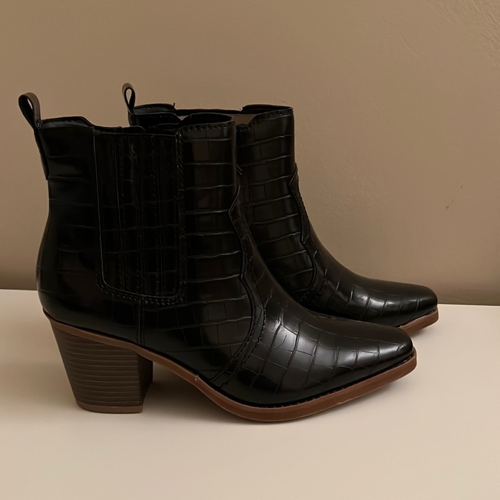 Black booties